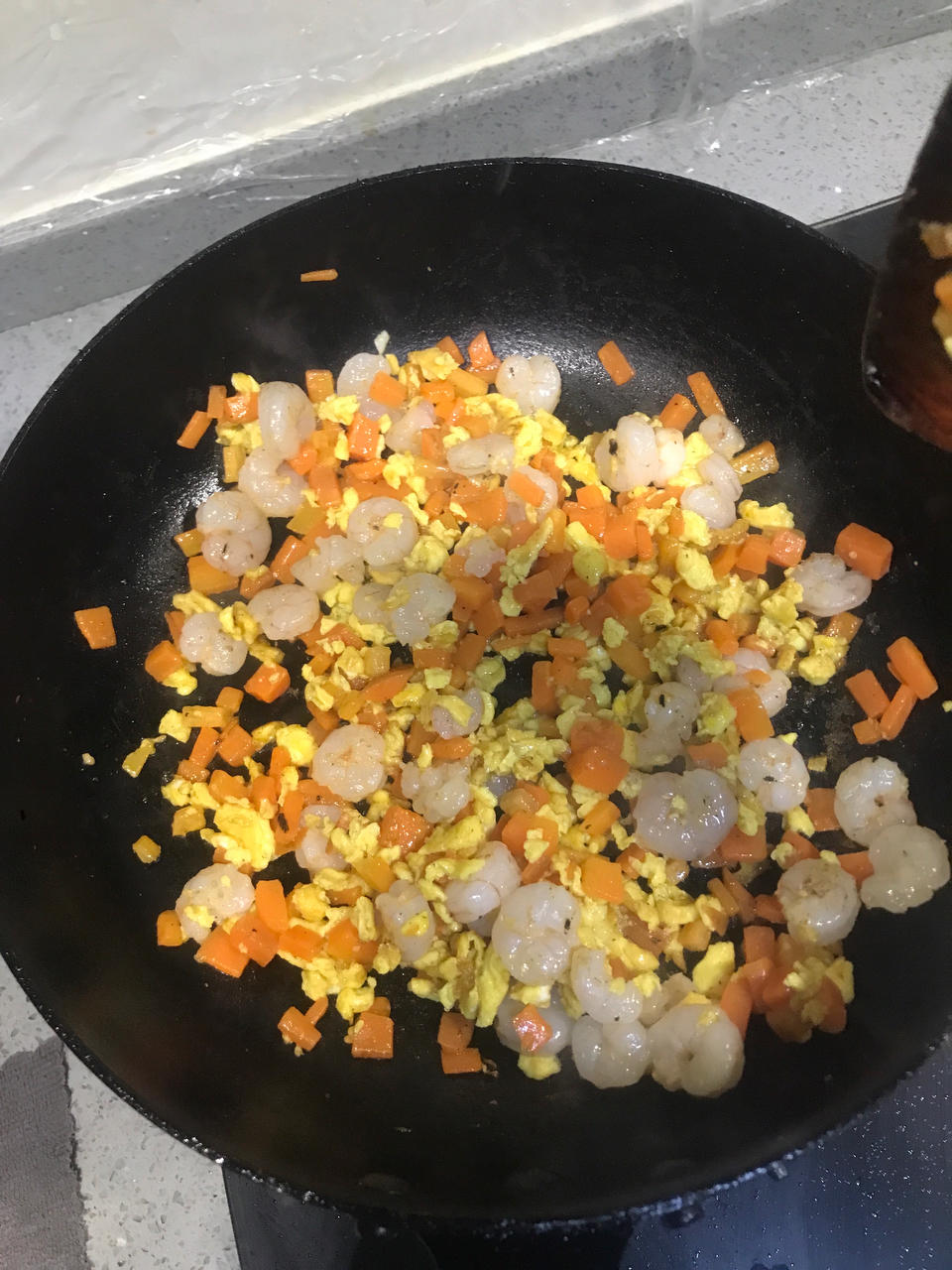 三色炒虾仁