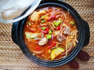 《花花家的菜》韩式大酱汤――最爱那一口鲜辣的做法 步骤14