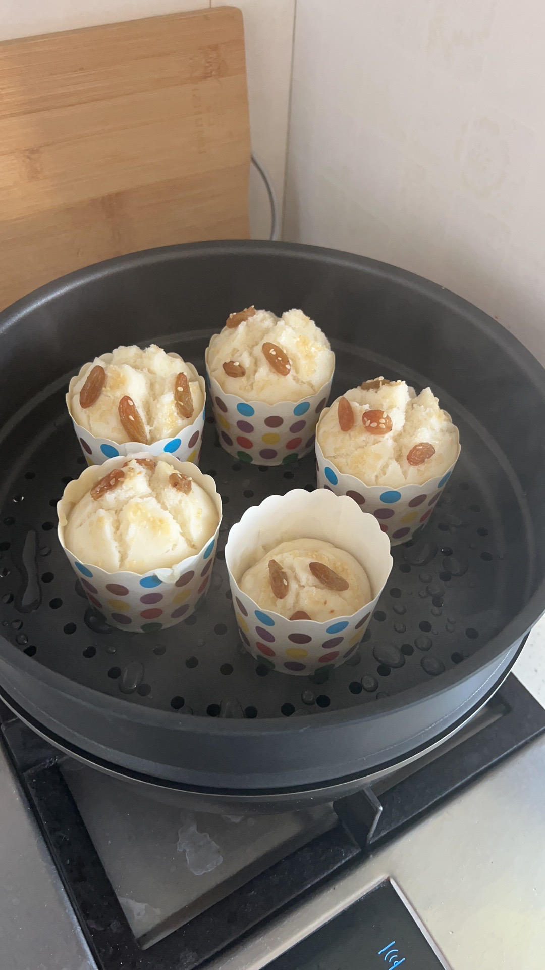 奶香大米发糕(不加泡打粉)