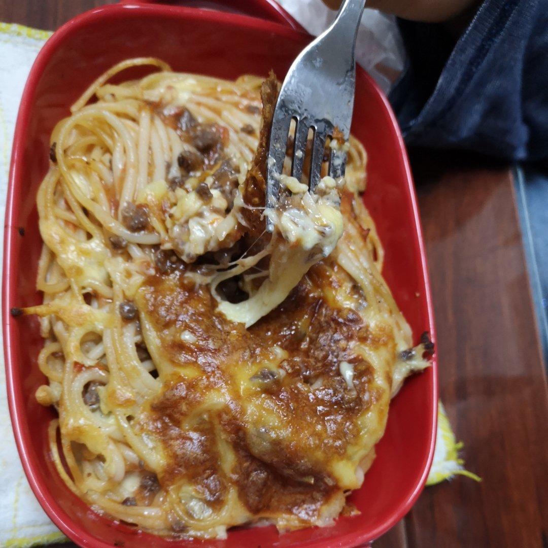 意式芝士番茄肉酱焗意大利面烤箱版 媲美餐厅😋