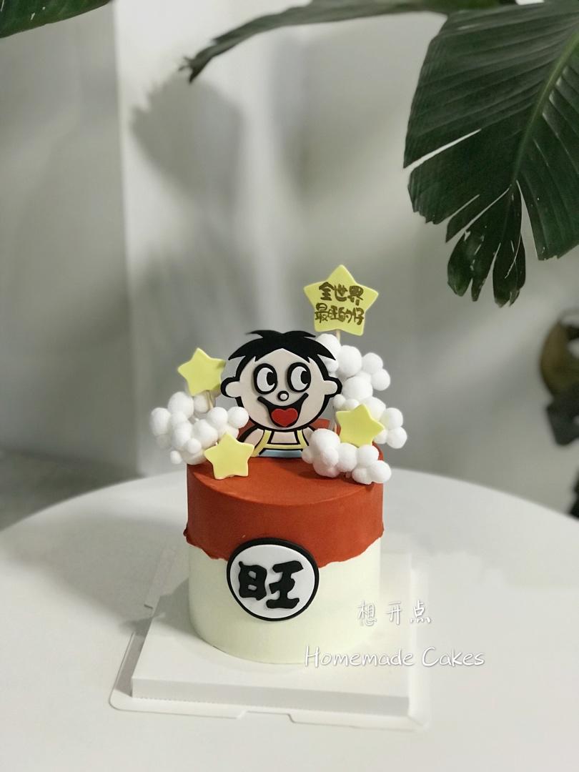 淡奶油装饰蛋糕