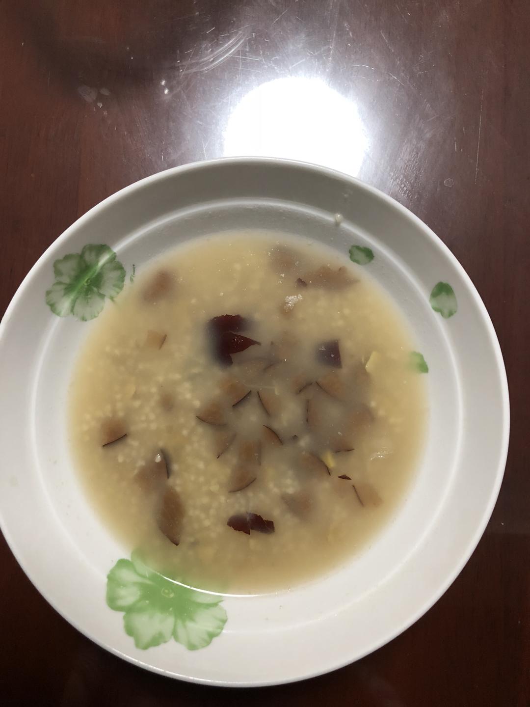 栗子小米粥的做法
