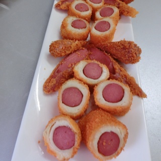 芝士香肠土司卷