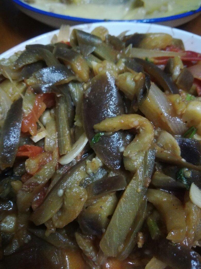 茄子炒西红柿