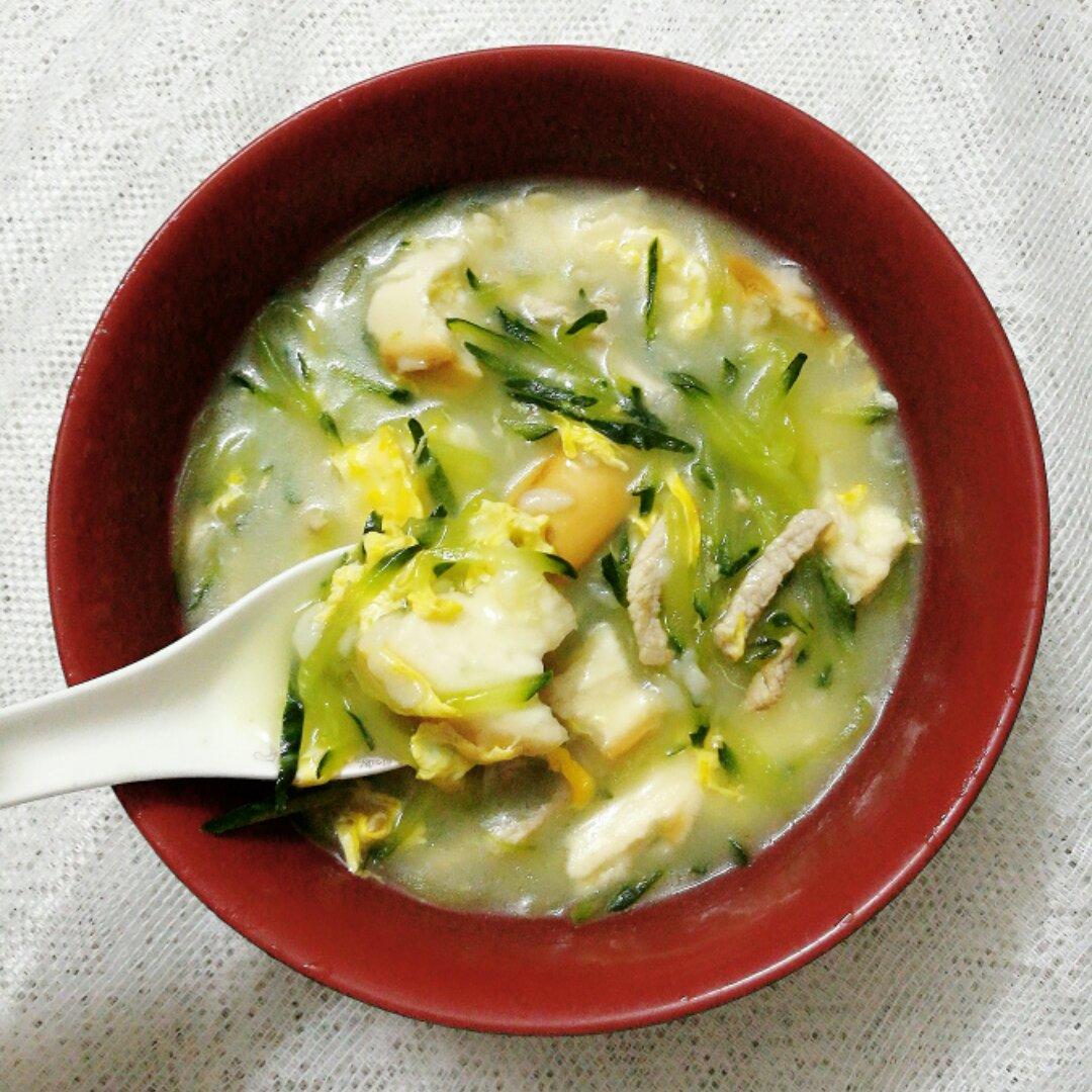 杨v舜做的青萝卜丝咸汤