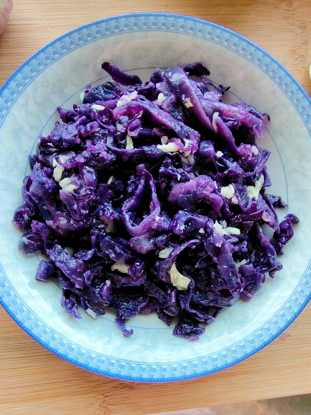 粉蒸紫甘蓝