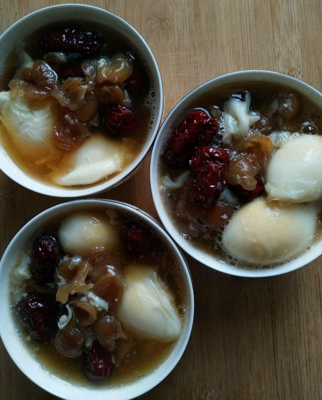 桂圆红枣鸡蛋糖水