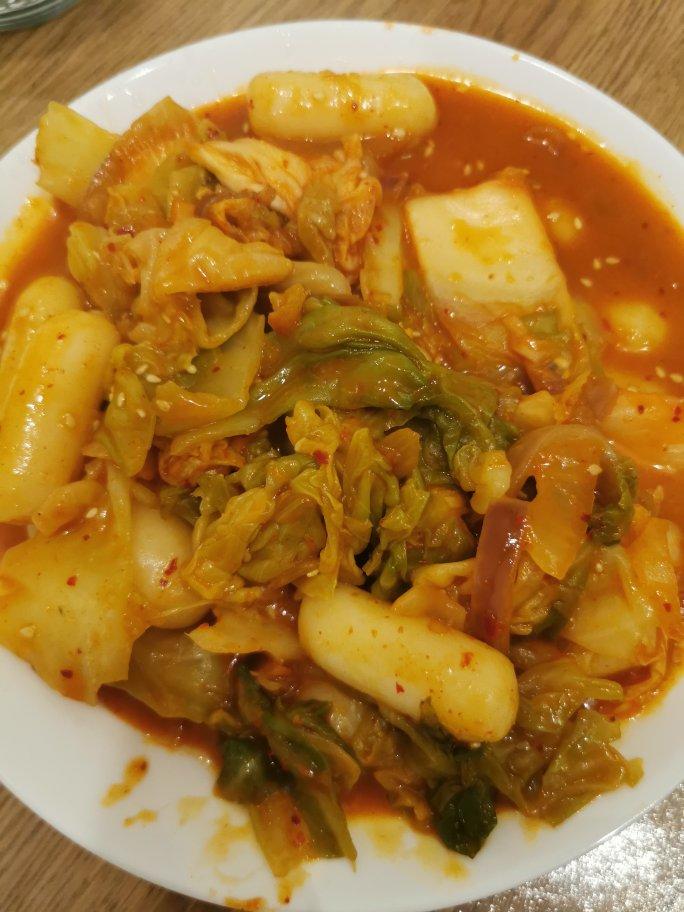 韩式辣炒年糕（or网红芝士套路之芝心年糕）