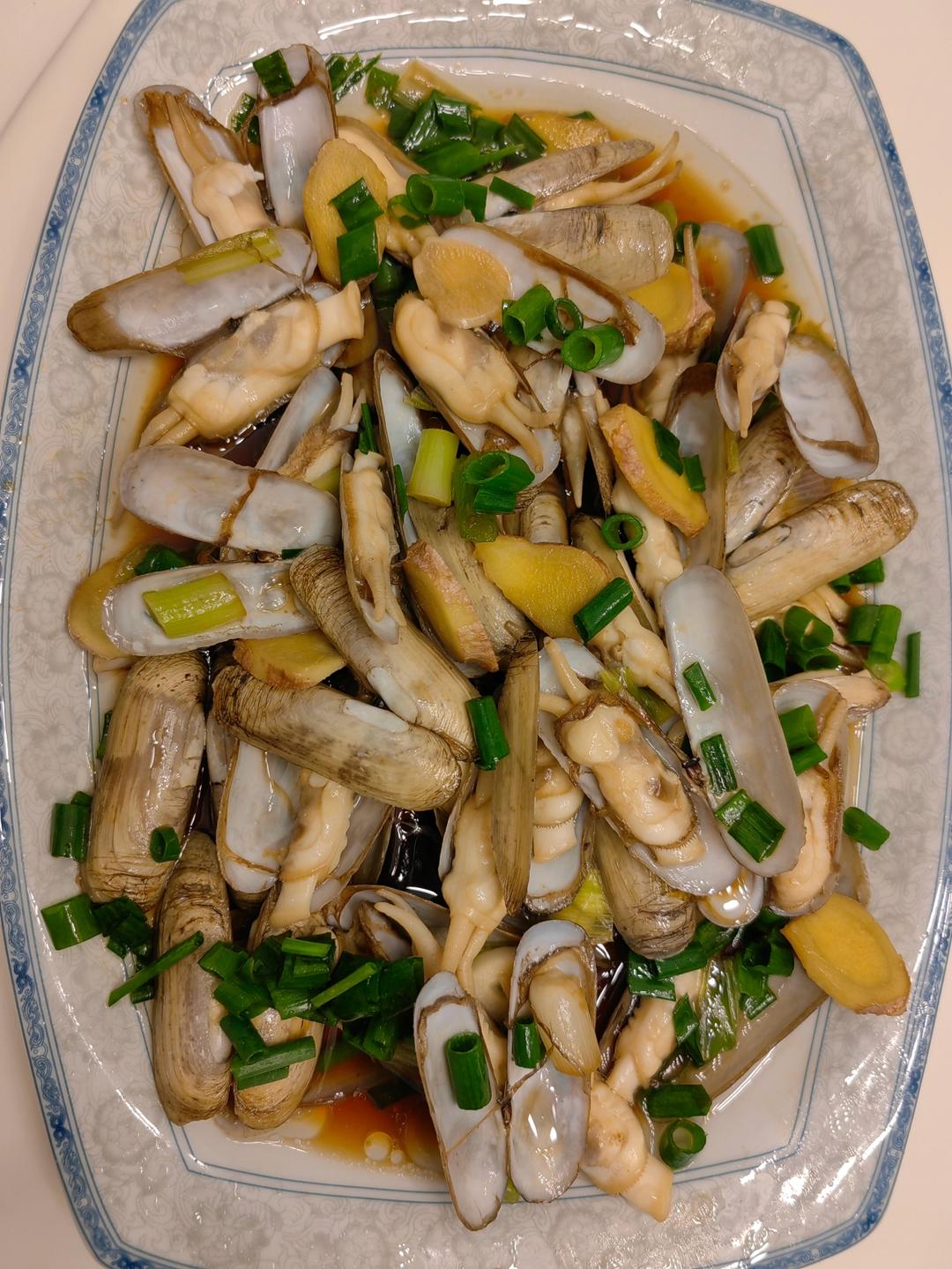 葱油蛏子