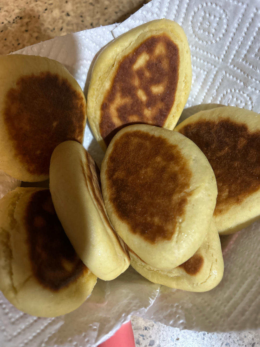 玉米面锅贴（一次发酵）