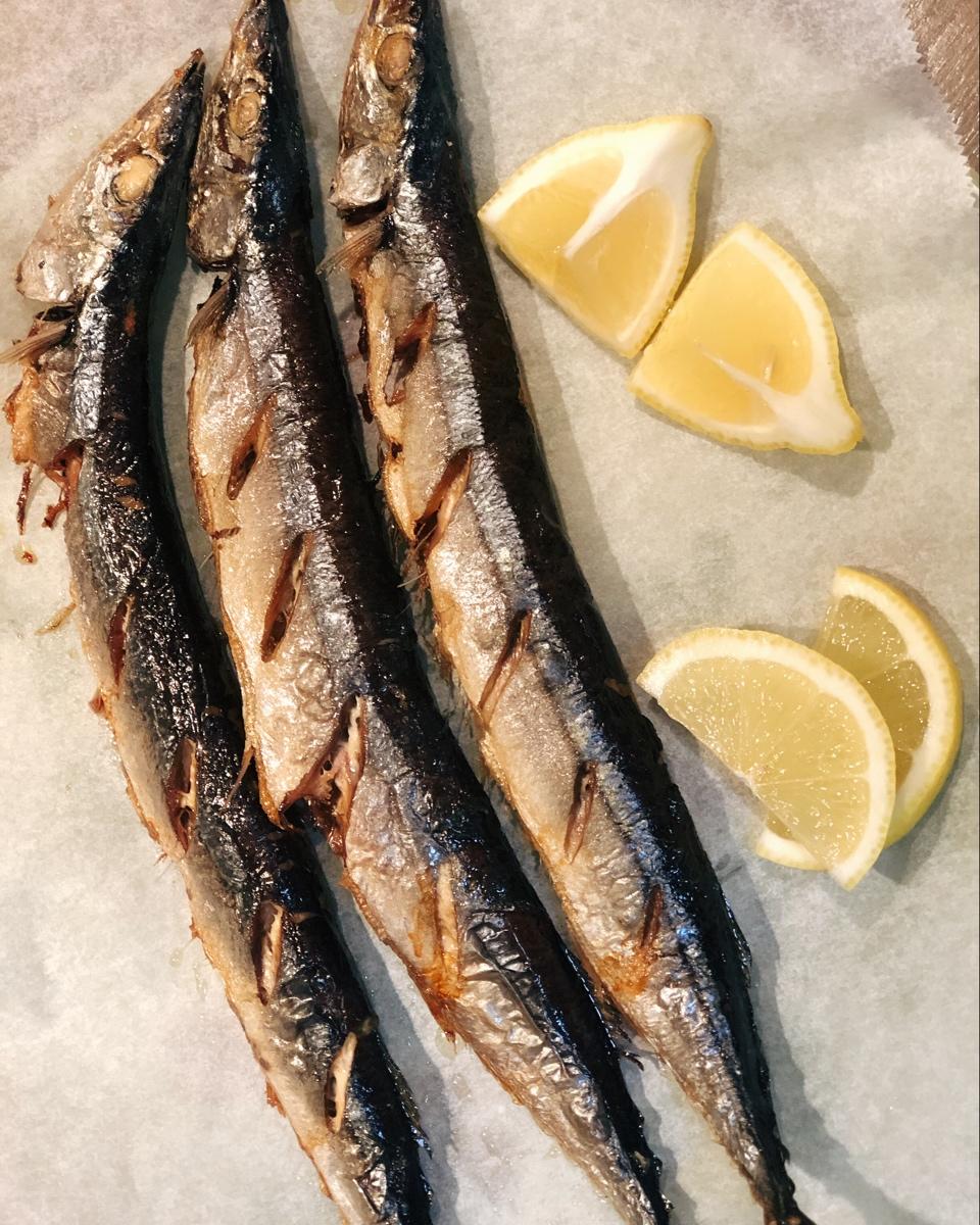 盐烤秋刀鱼