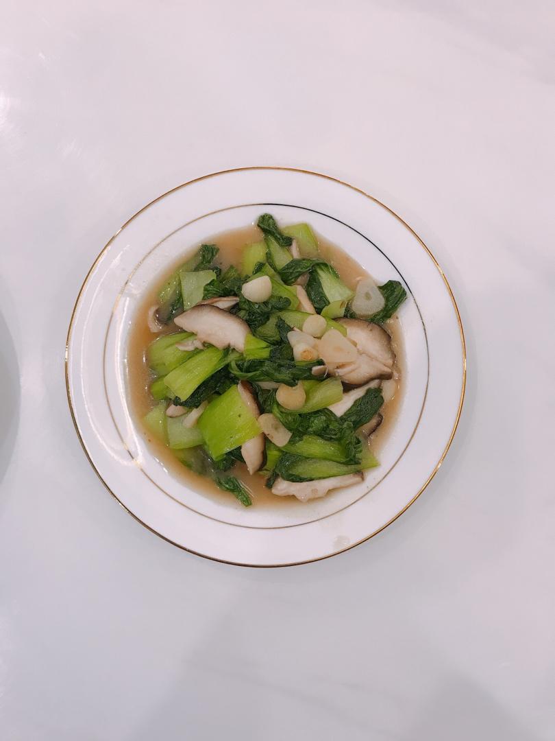 蚝油香菇上海青