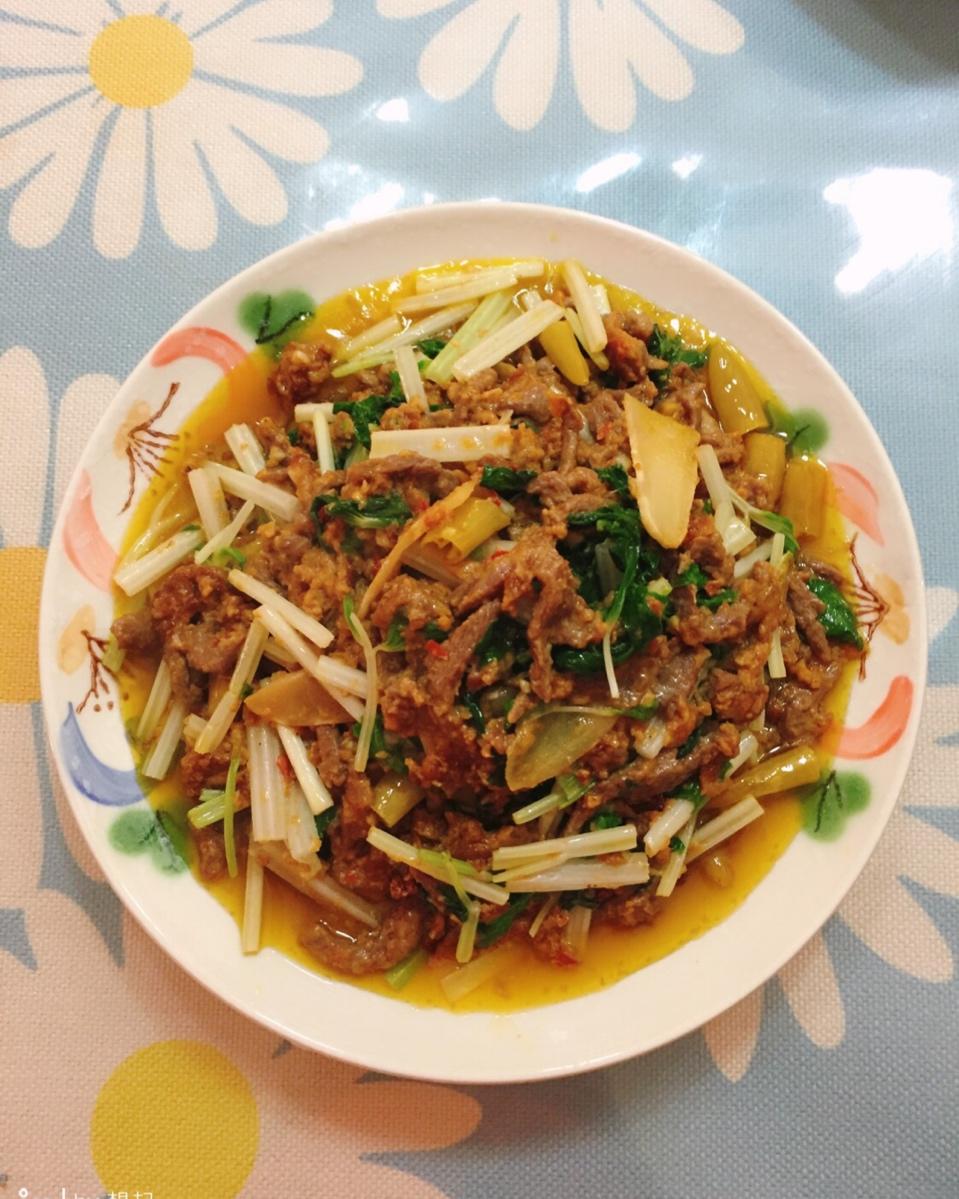 芹菜牛肉丝（嫩肉版）