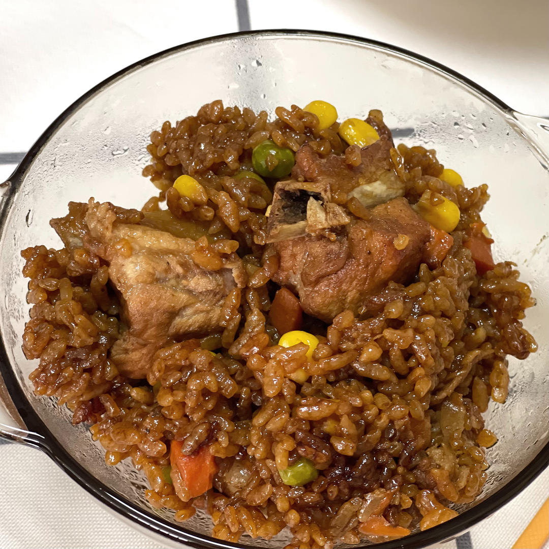 电饭锅版排骨焖饭