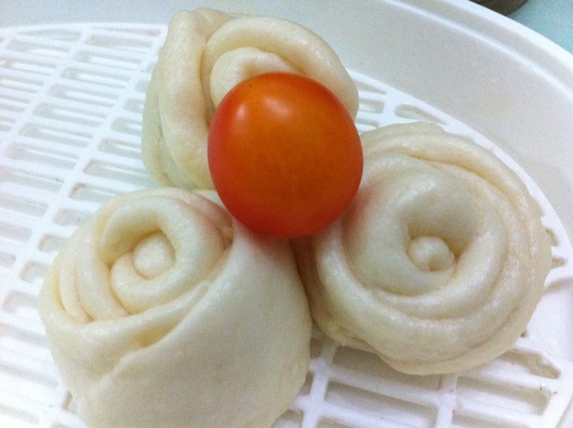 玫瑰花馒头
