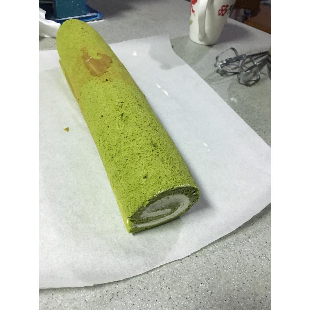 烫面抹茶蛋糕卷（卷不易裂）