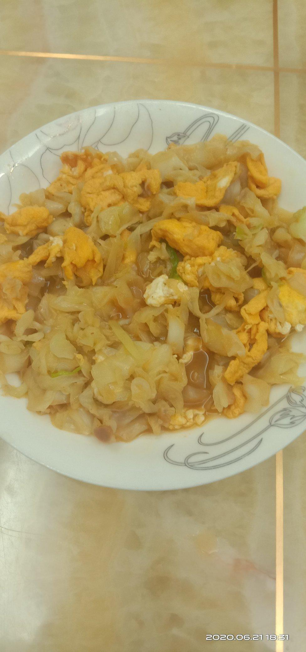 虾皮沙茶酱炒卷心菜