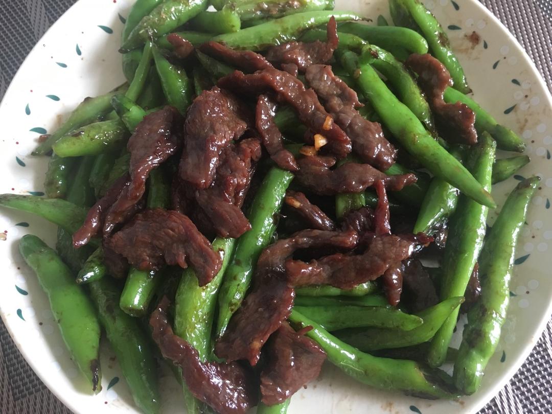 杭椒炒牛柳