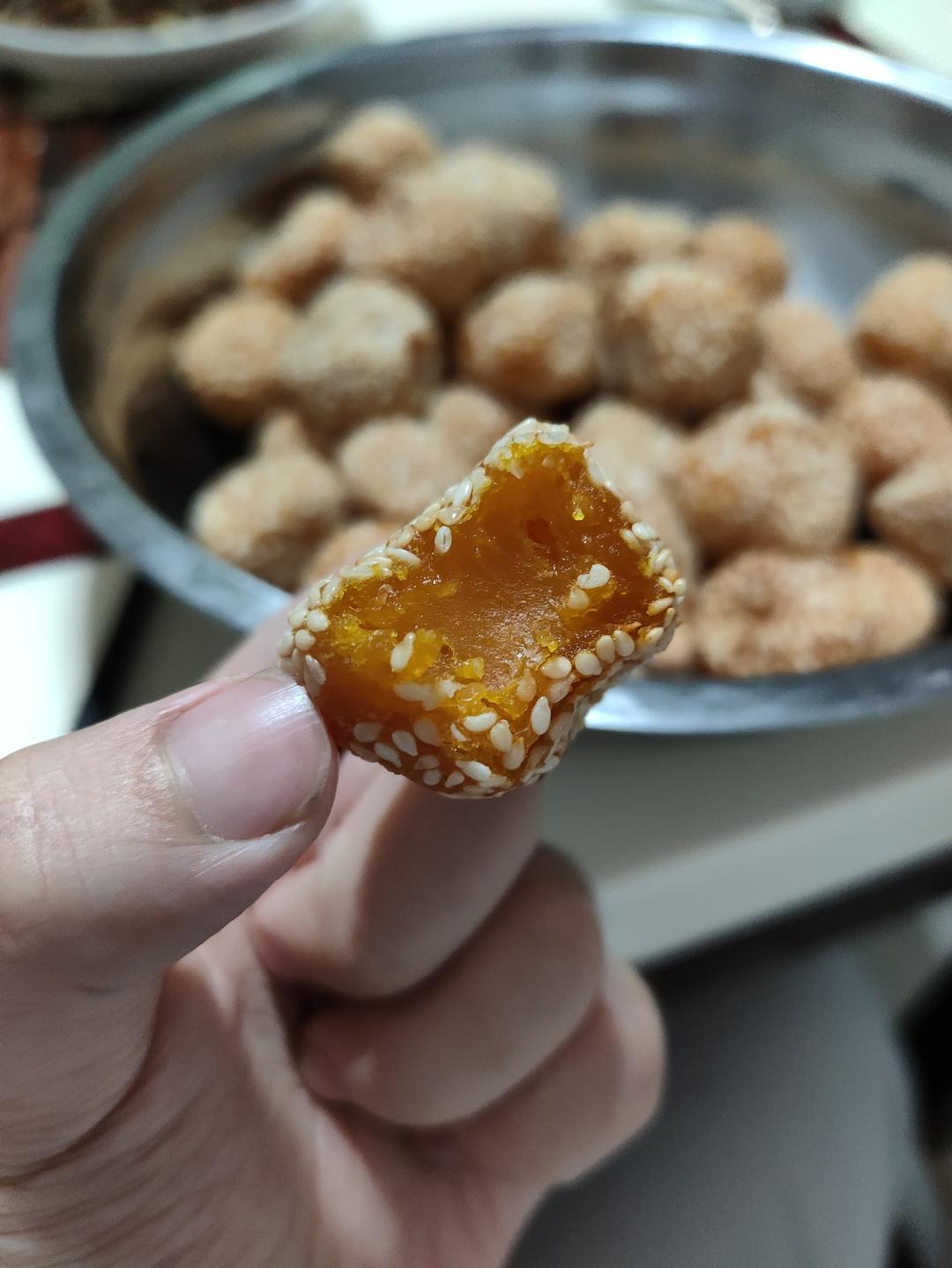 芝麻南瓜球球