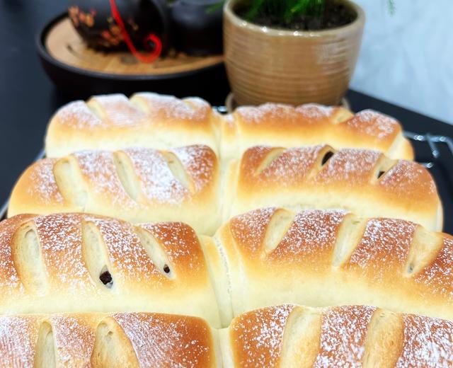 大米葡萄干面包的做法