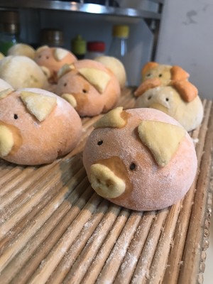 卡通小猪豆沙包的做法步骤图 怎么做好吃 未来妈小葛 下厨房 卡通小猪豆沙包的做法步骤图 怎么做好吃 未来妈小葛 下厨房