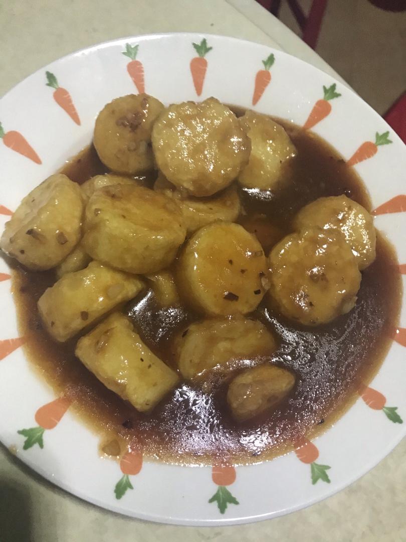 脆皮茄汁日本豆腐