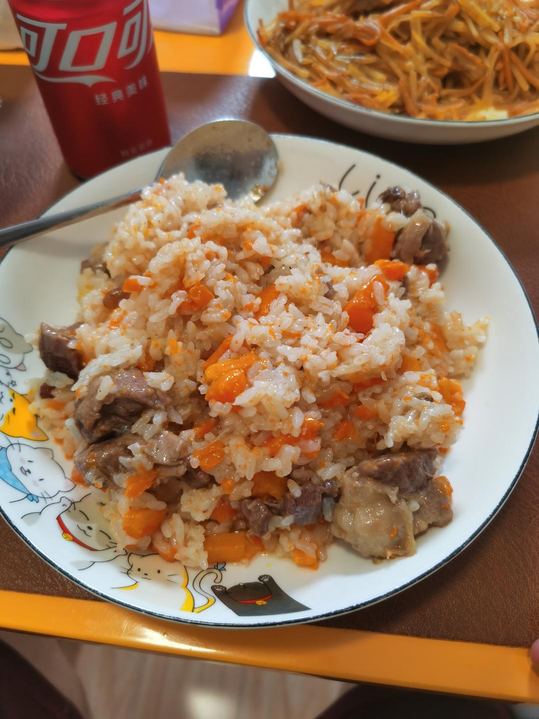 新疆羊排抓饭（出锅后米粒分明的秘密）