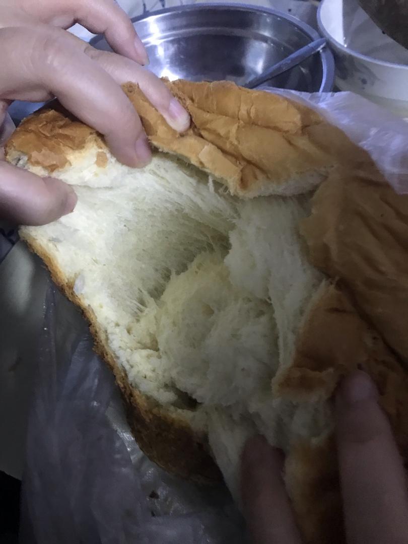 超级好吃的原味面包（面包机版）