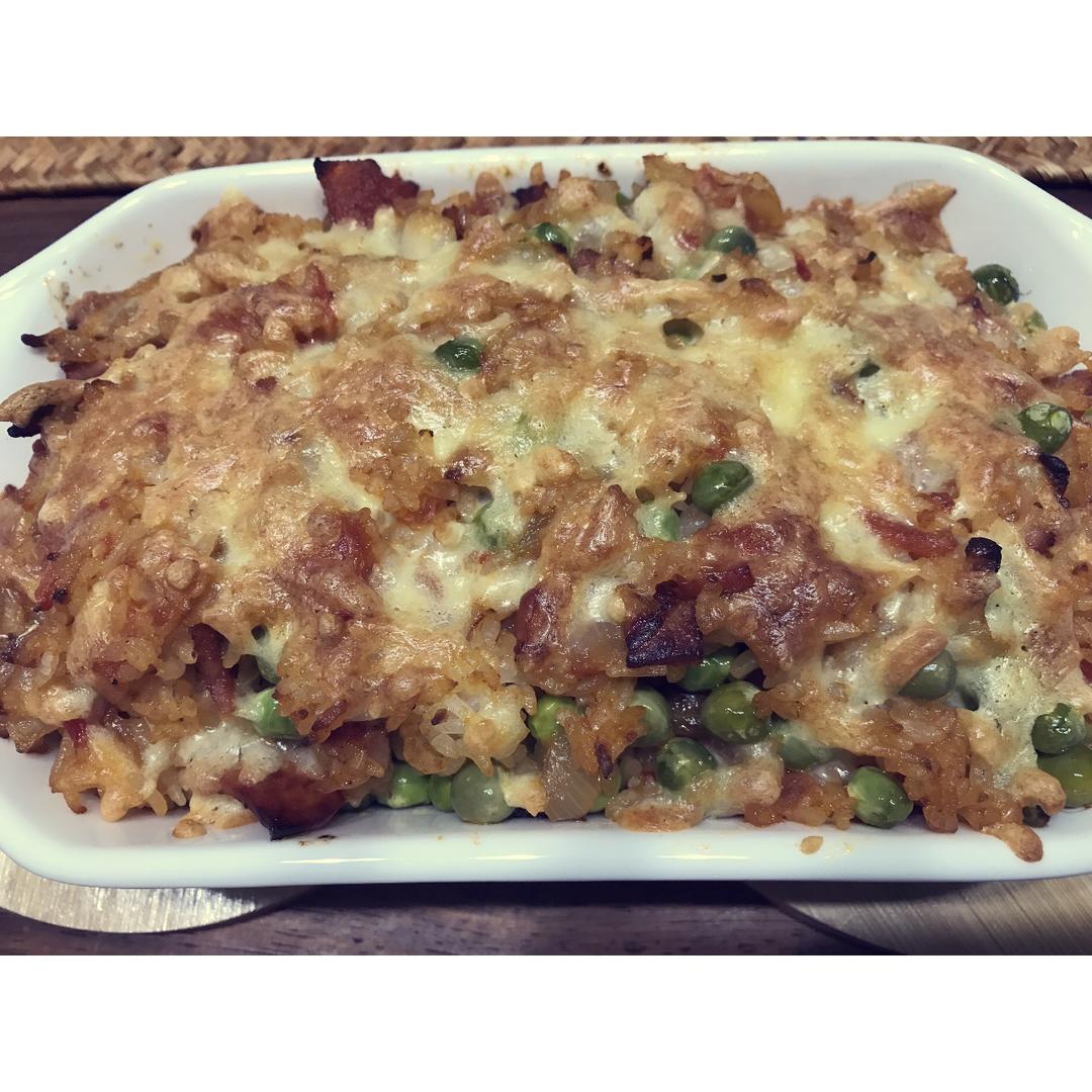 番茄培根焗饭