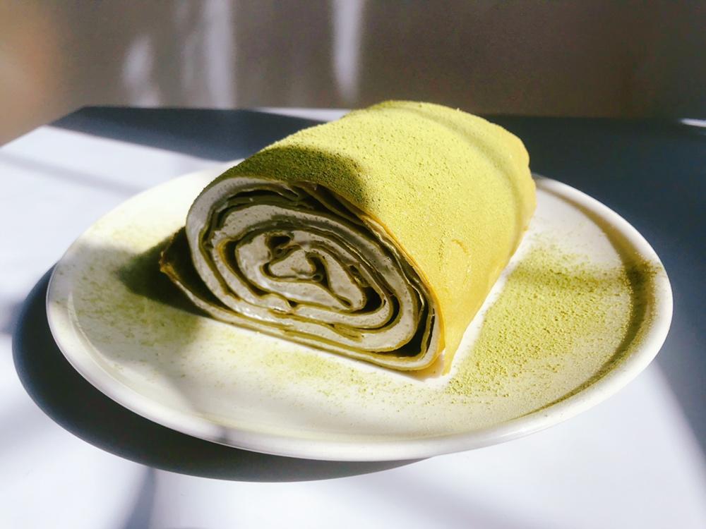 抹茶毛巾卷
