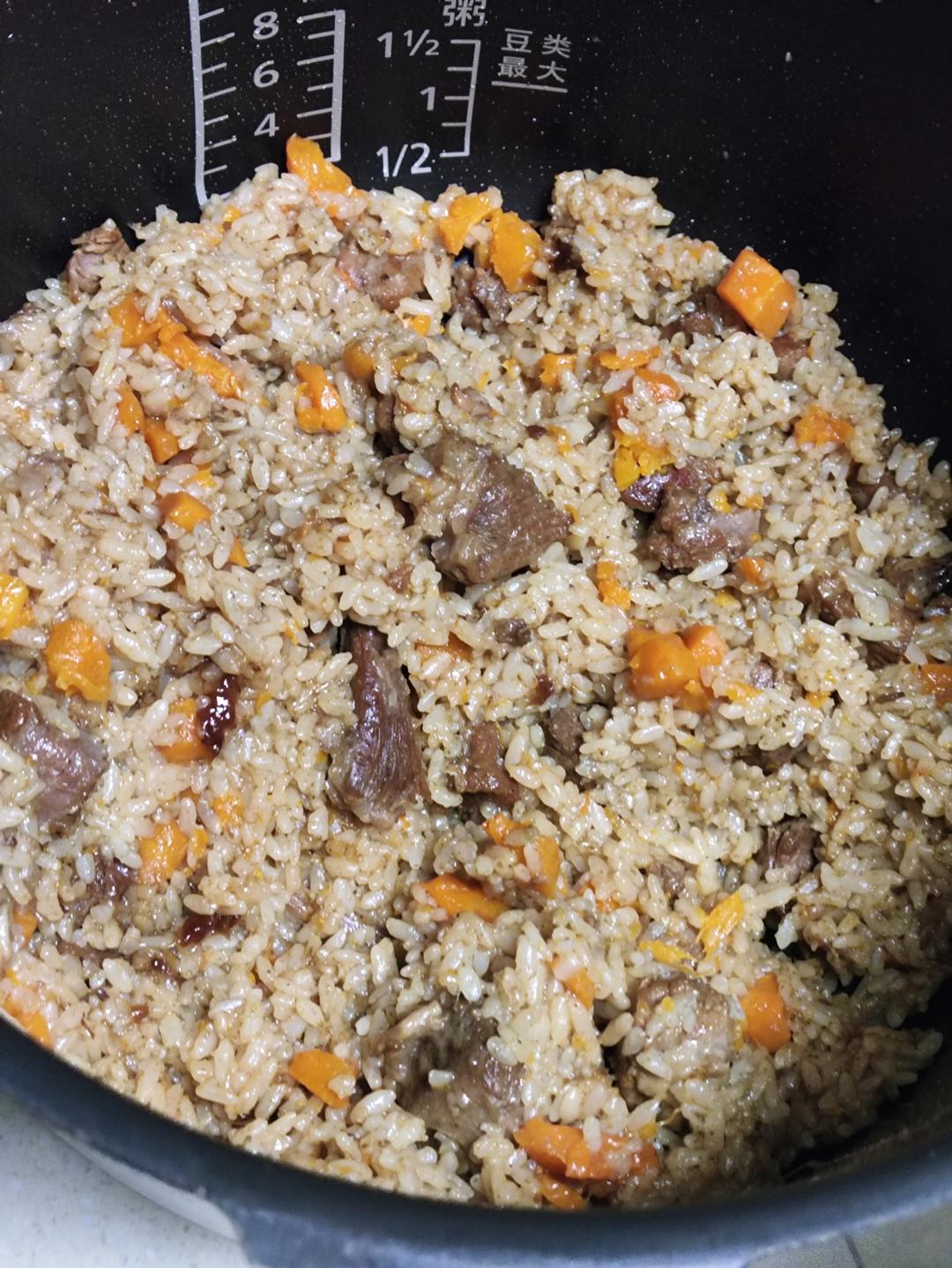 新疆人的家常手抓饭（电饭锅版适合娃吃）