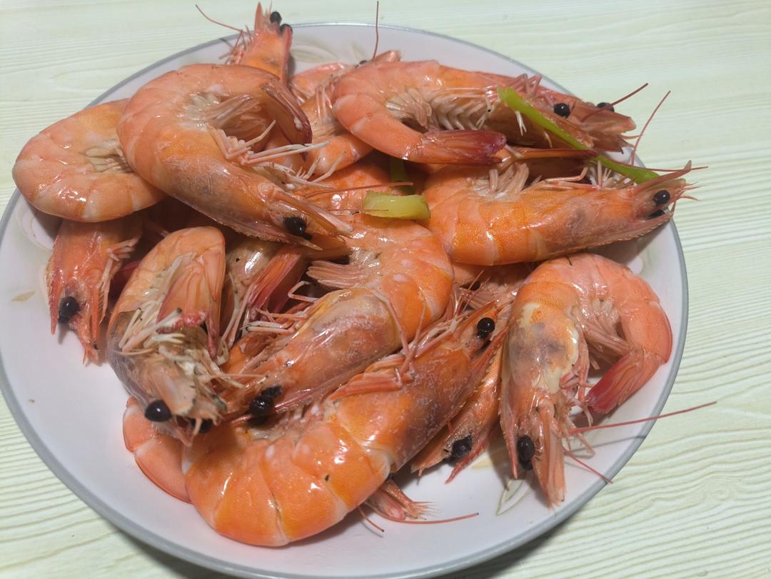 最简单的白灼虾（水煮）盐水基尾虾