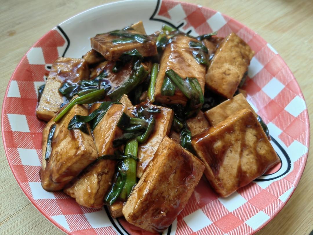 家常葱烧豆腐