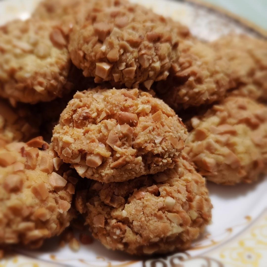 超级好吃的花生酥饼