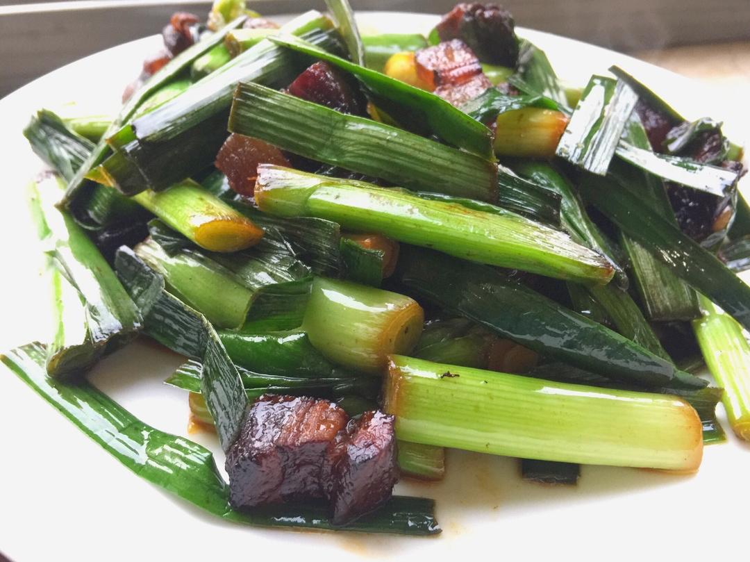 蒜苗炒腊肉