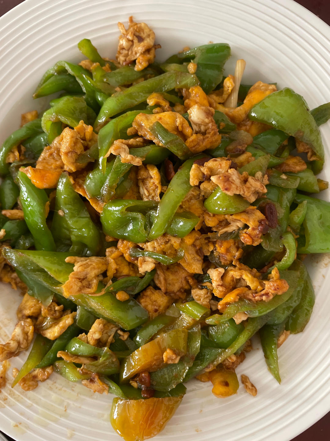 尖椒大酱炒鸡蛋（米饭杀手）