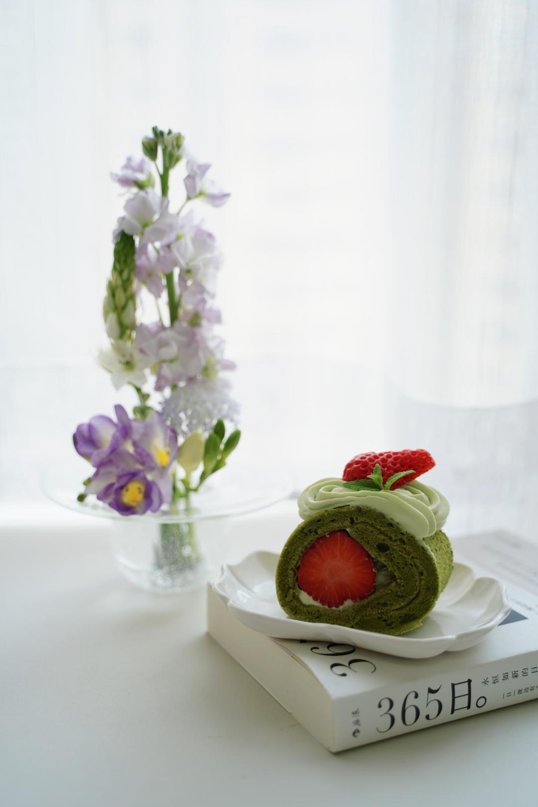 日式抹茶蛋糕卷