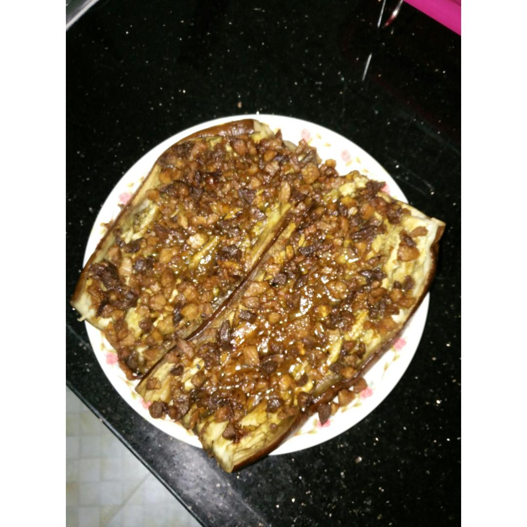 【微波炉烤茄子】