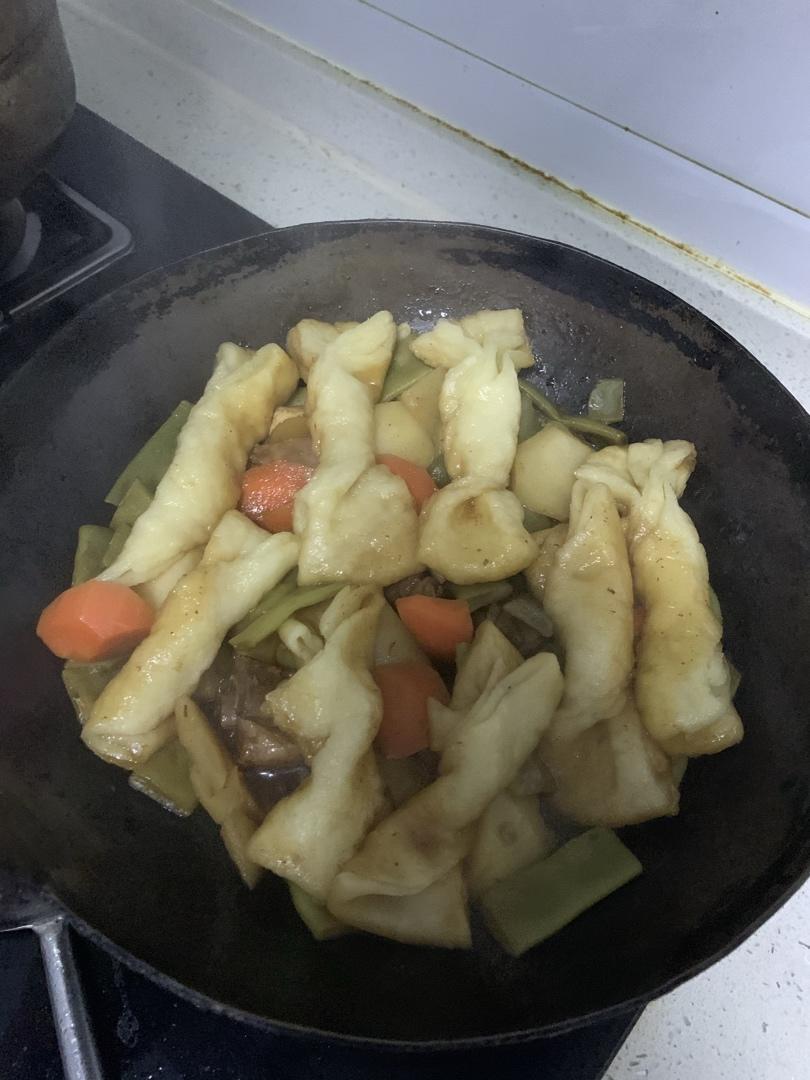 排骨豆角焖卷子