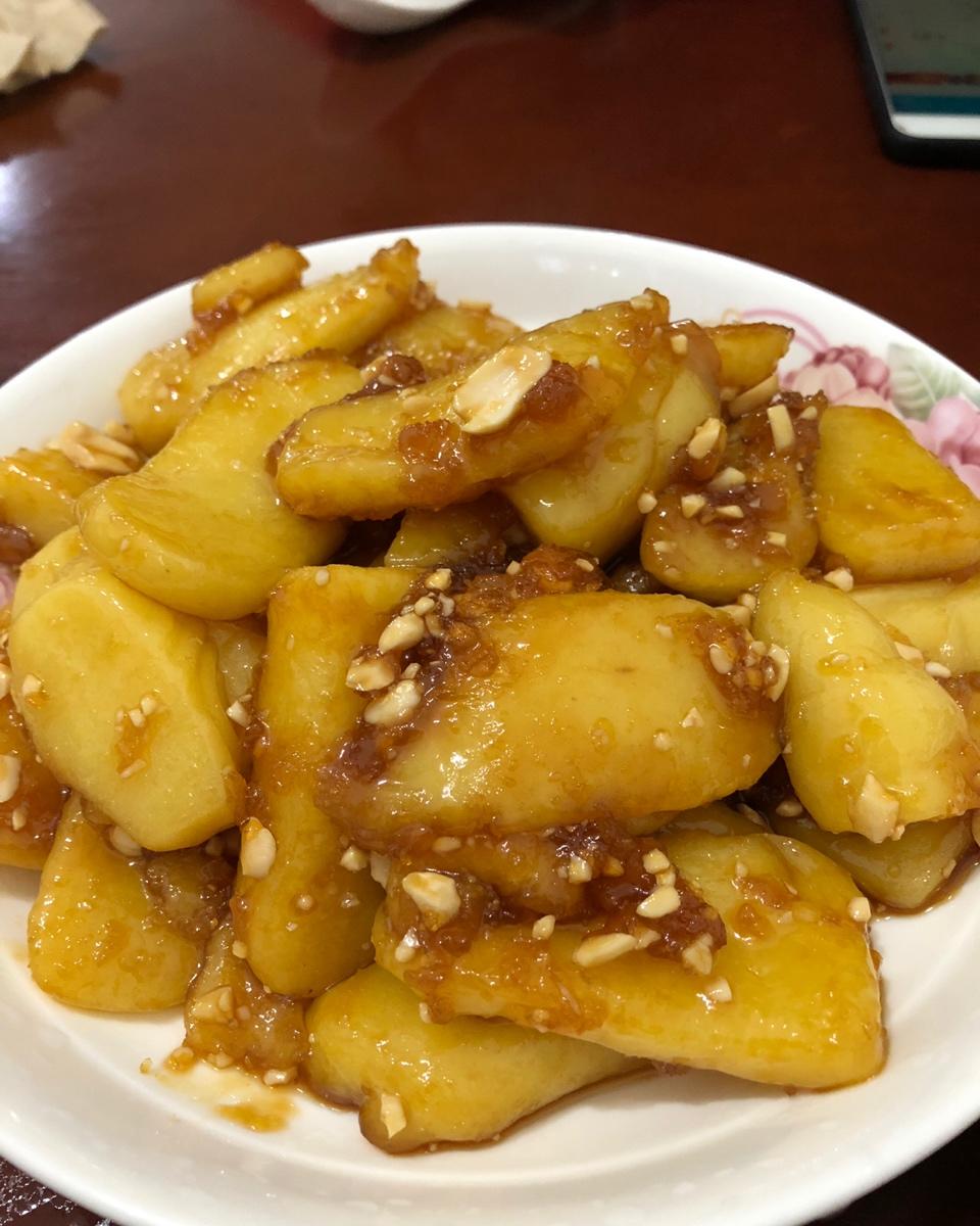 f杯的袁湘琴做的红糖炒黄粿