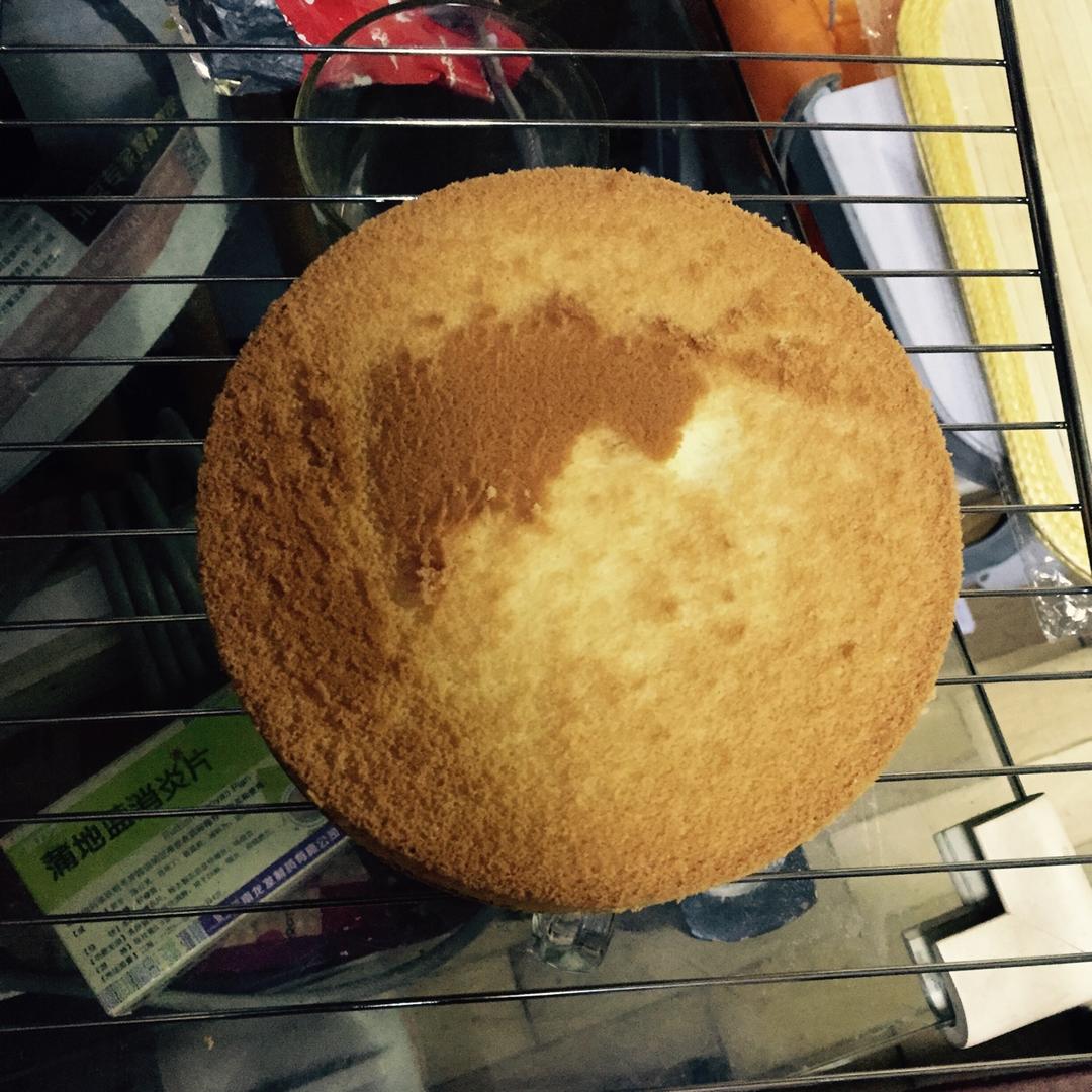 6寸原味戚风蛋糕