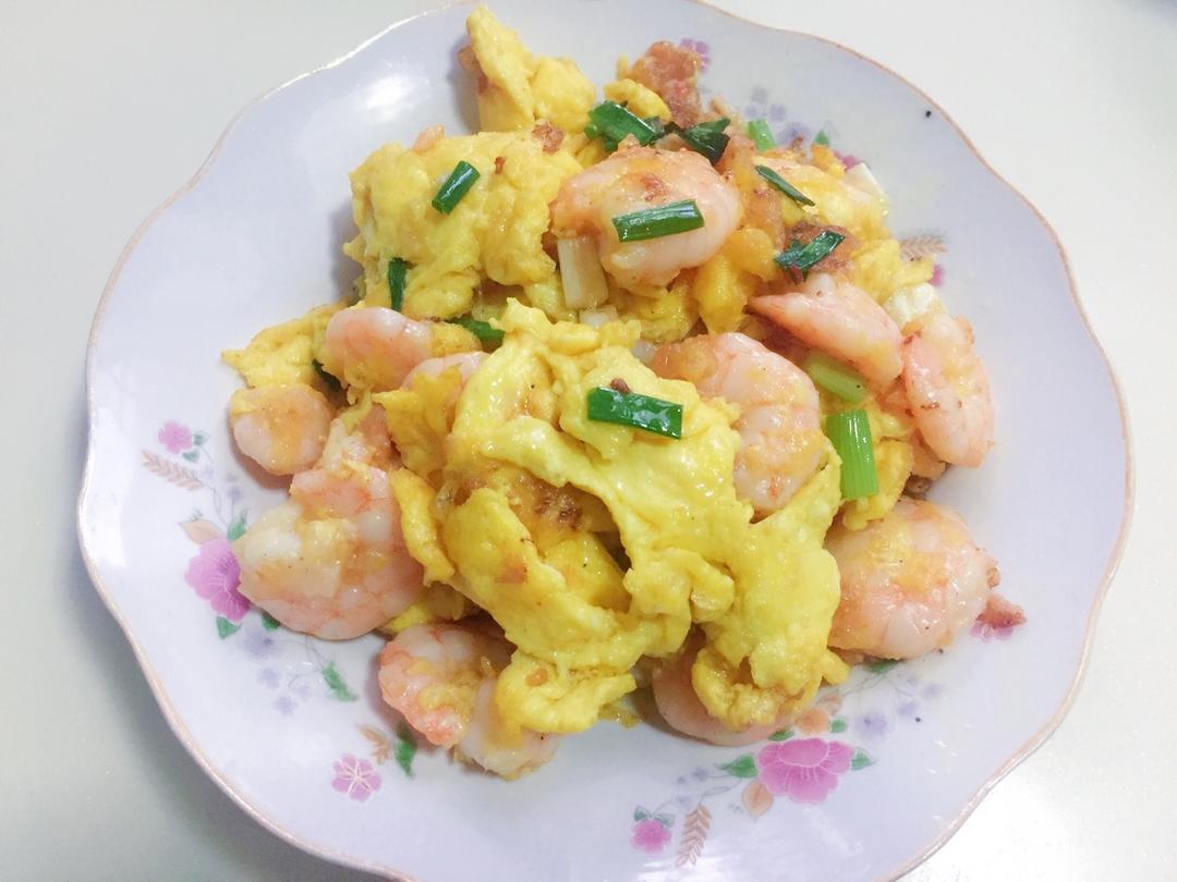虾仁滑蛋