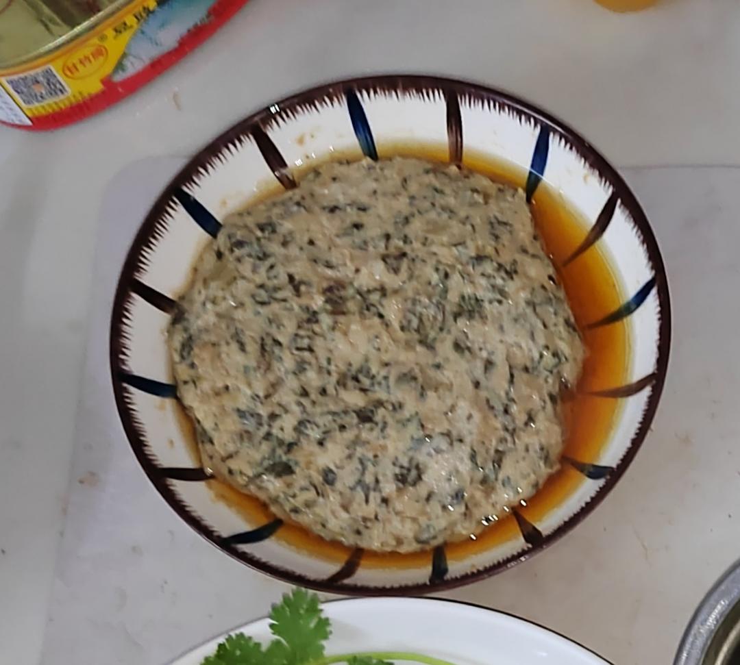 梅菜蒸肉饼
