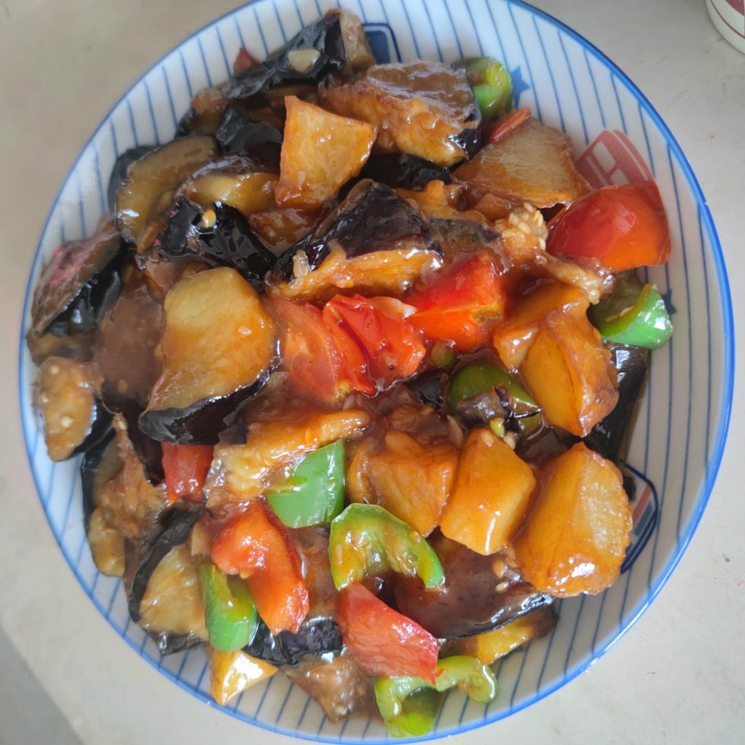 比饭馆好吃的烧茄子