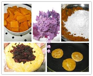 紫薯馅南瓜饼的做法 步骤1