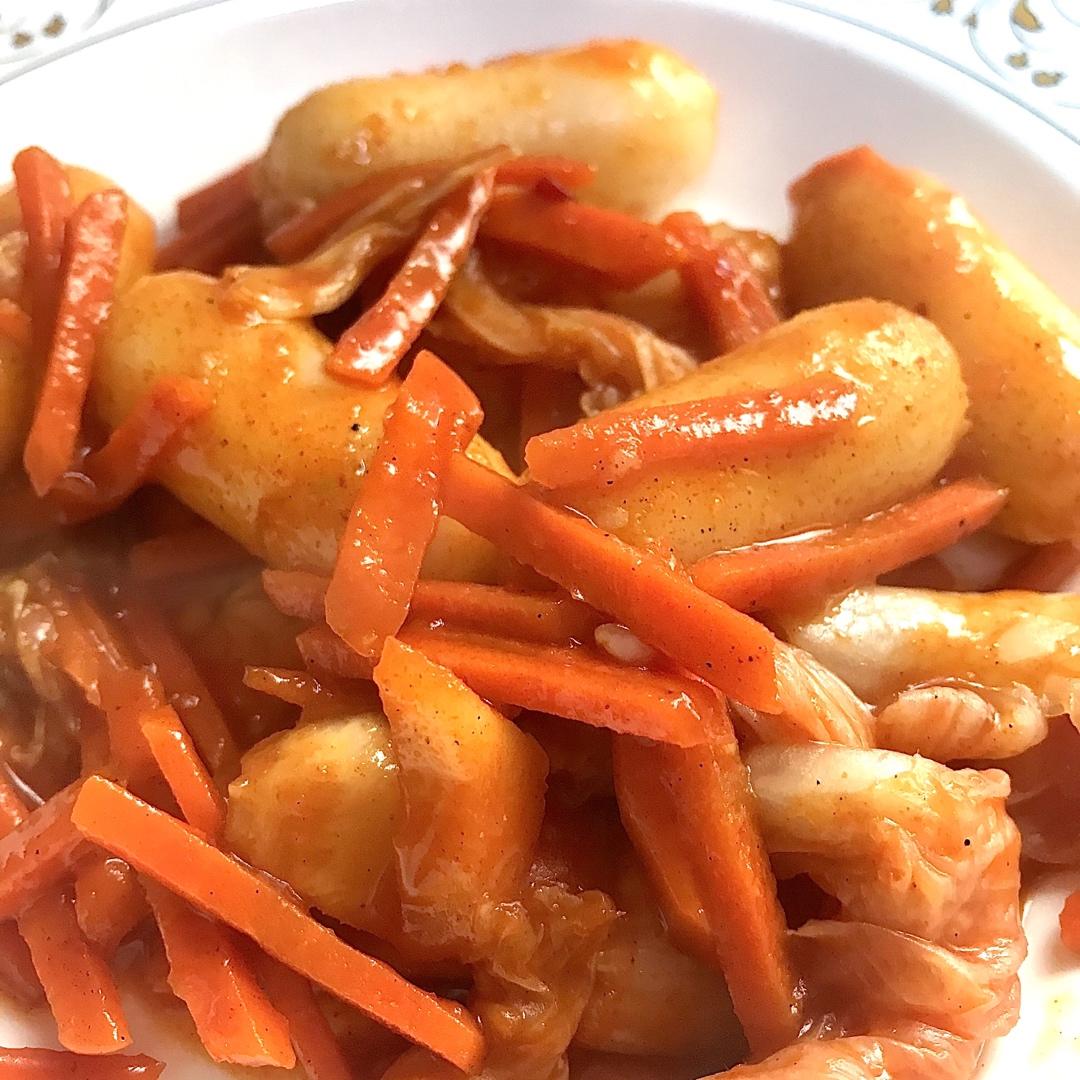韩式辣炒年糕（or网红芝士套路之芝心年糕）