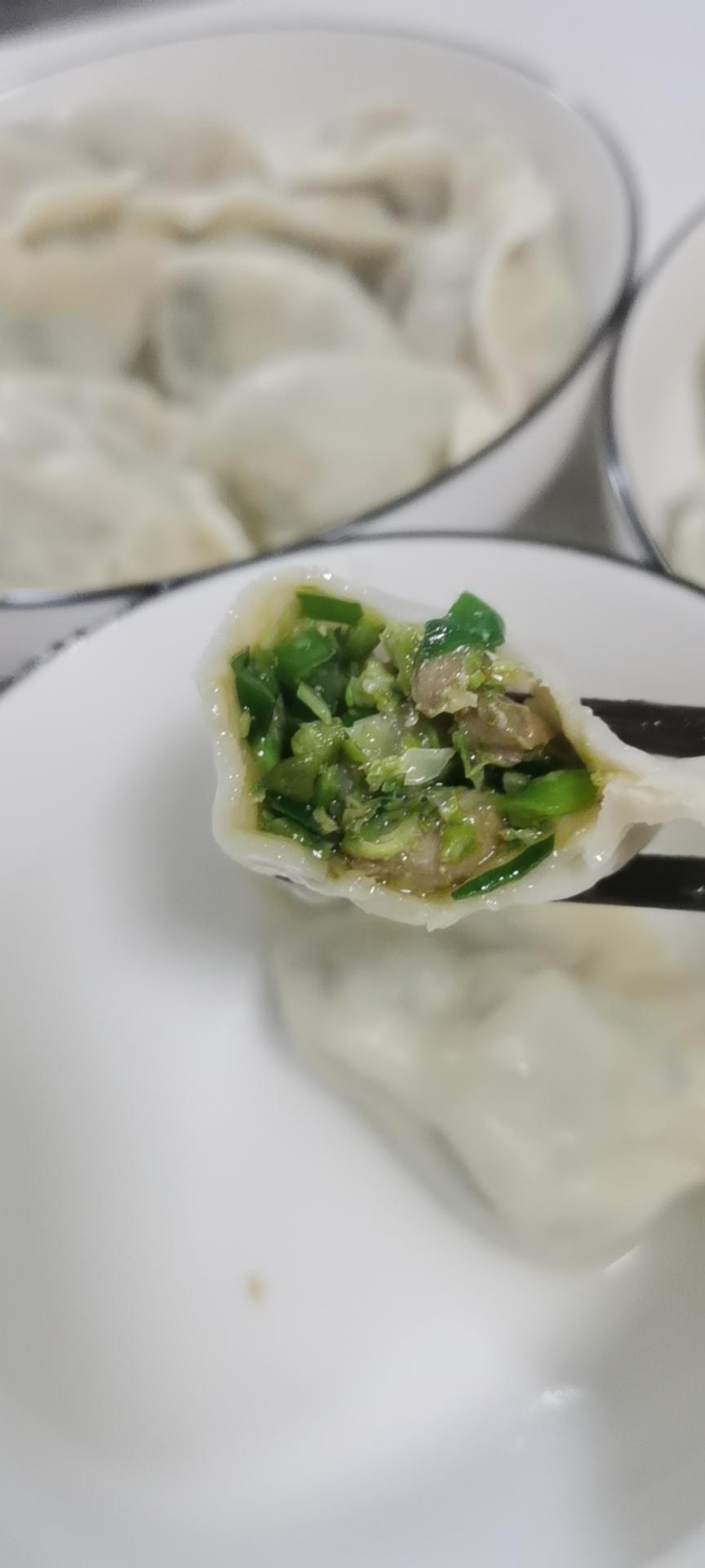 妈妈菜谱之槐花饺子