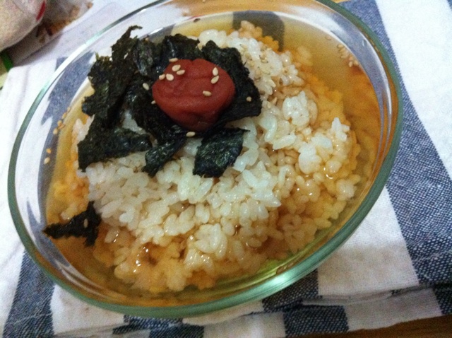 梅子茶泡饭