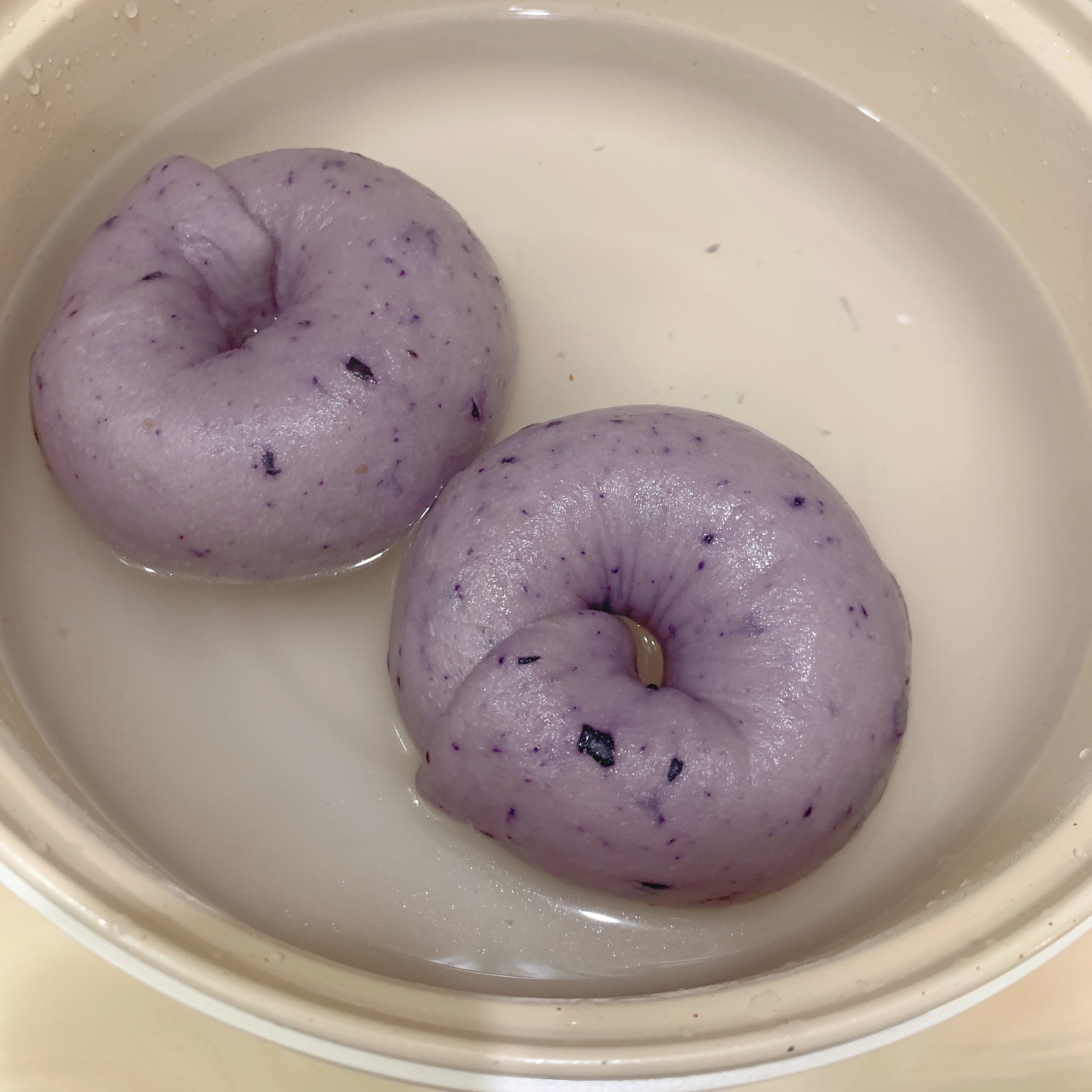 一次发酵版蓝莓贝果的做法 步骤4