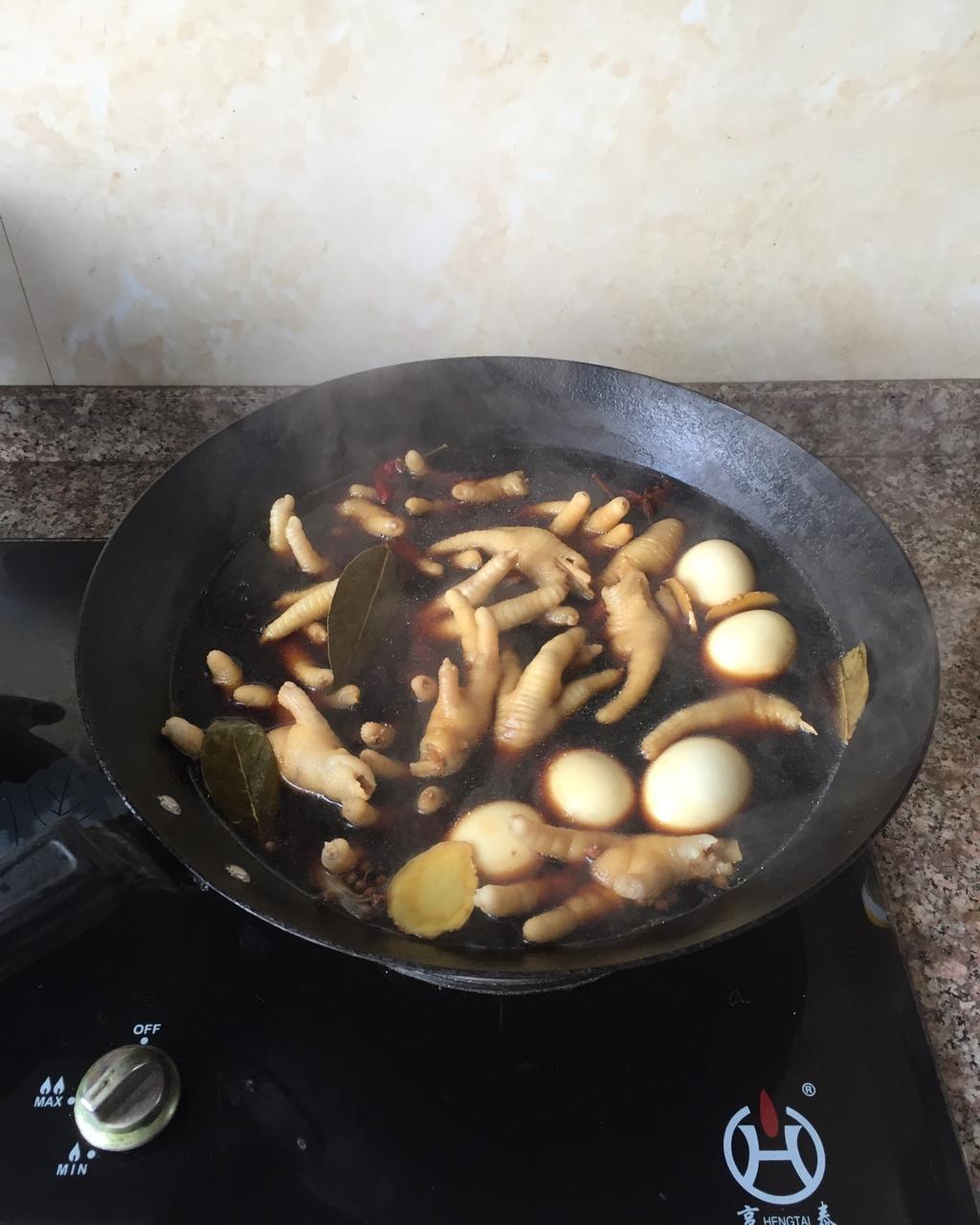 香辣卤鸡爪